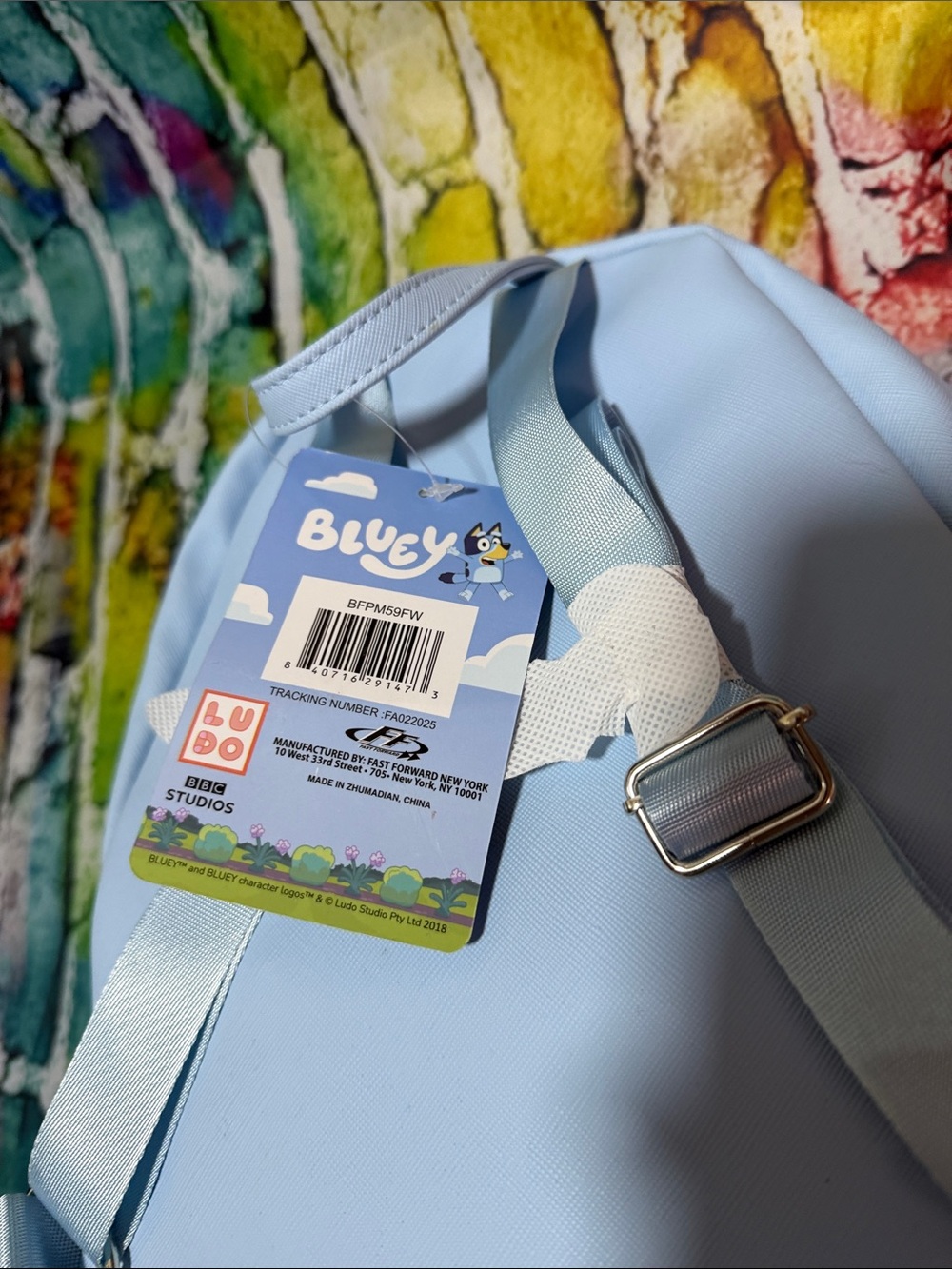 Blue Cartoon Dog Mini Backpack - Bluey - Picture 7 of 7